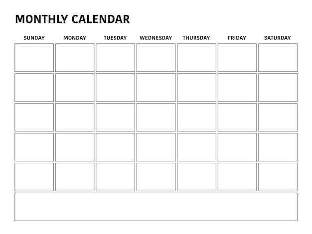 interactive monthly calendar template