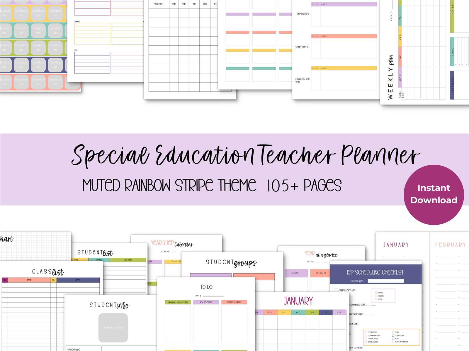 teacher weekly calendar template