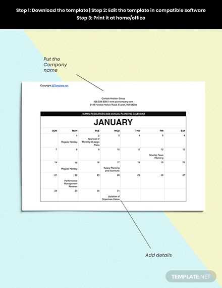 apple pages calendar template