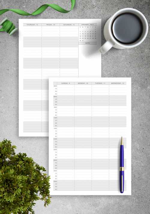 appointment calendar template printable