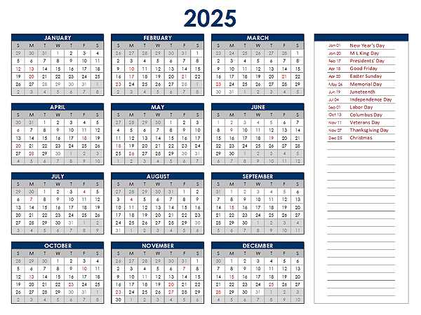 microsoft office calendar templates 2025