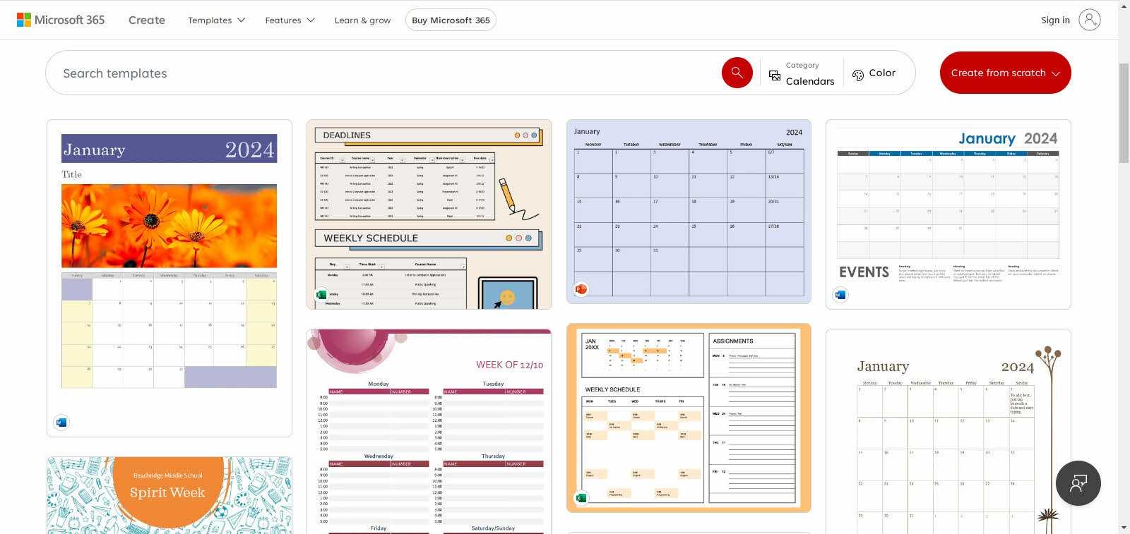 autocad calendar template