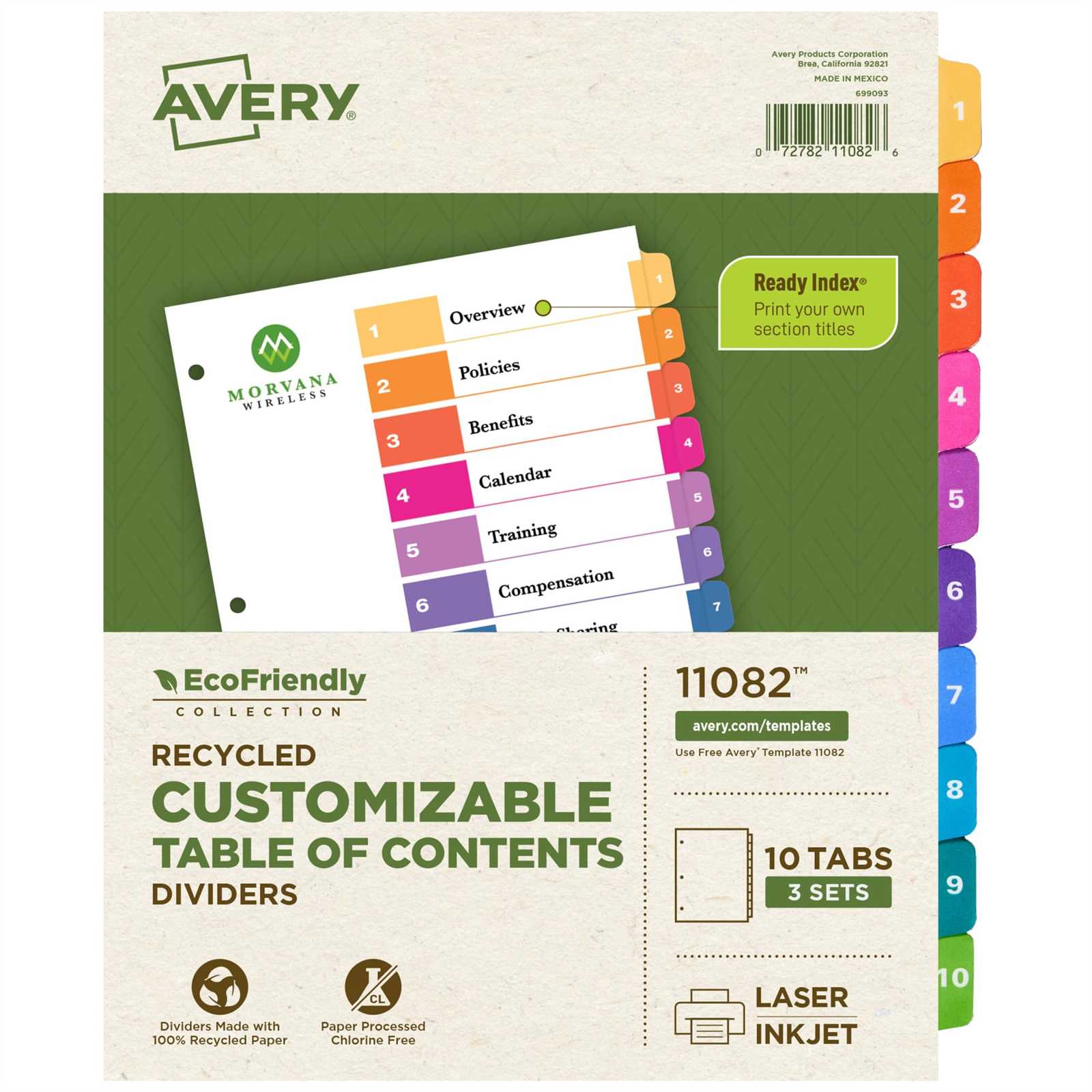 avery calendar templates