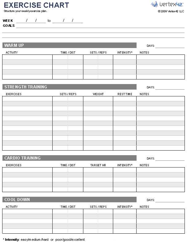 free fitness calendar template