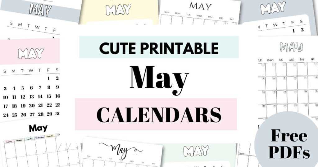 monthly calendar template may 2025