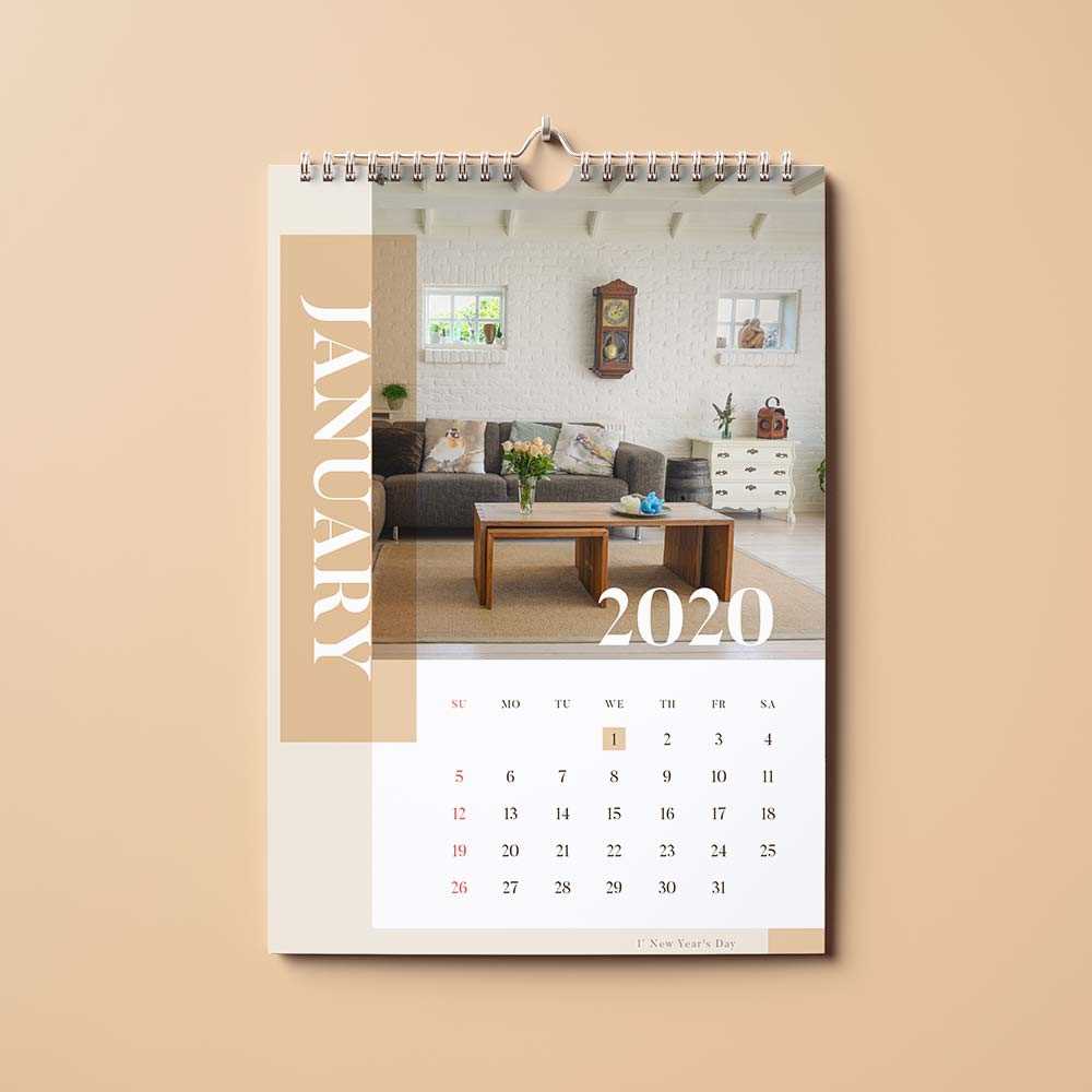 wall calendar template