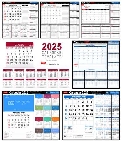 blank calendar template 2025 and 2025