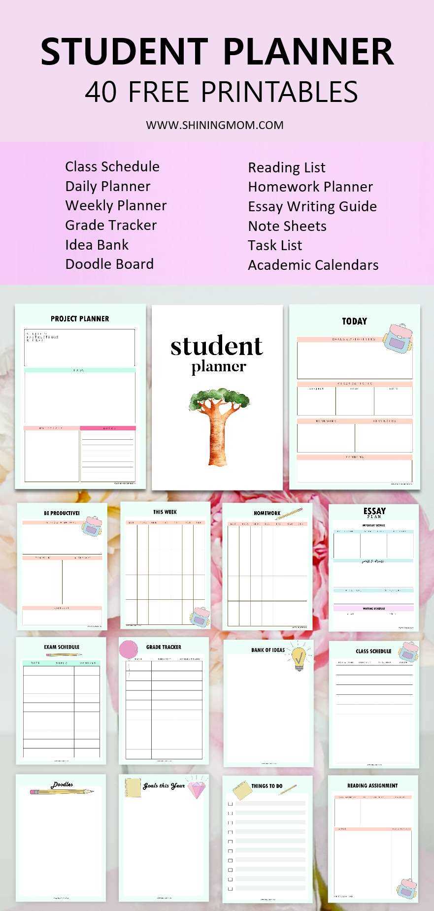 blank academic calendar template