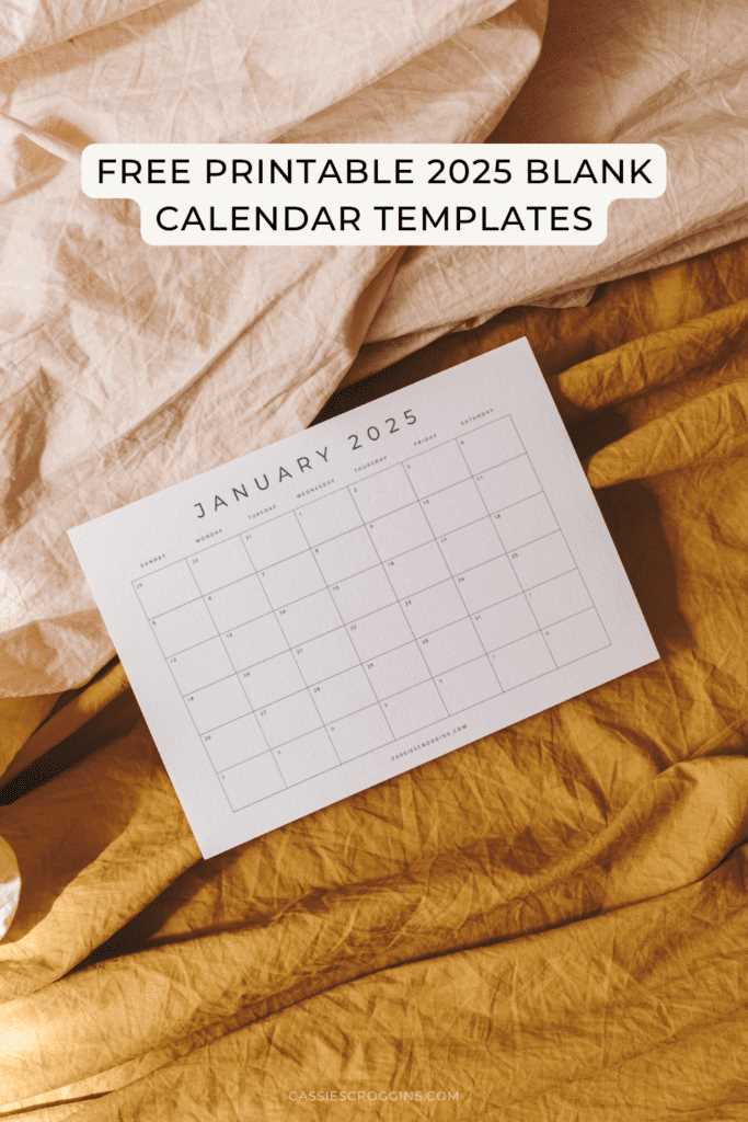 blank calendar template october 2025 printable