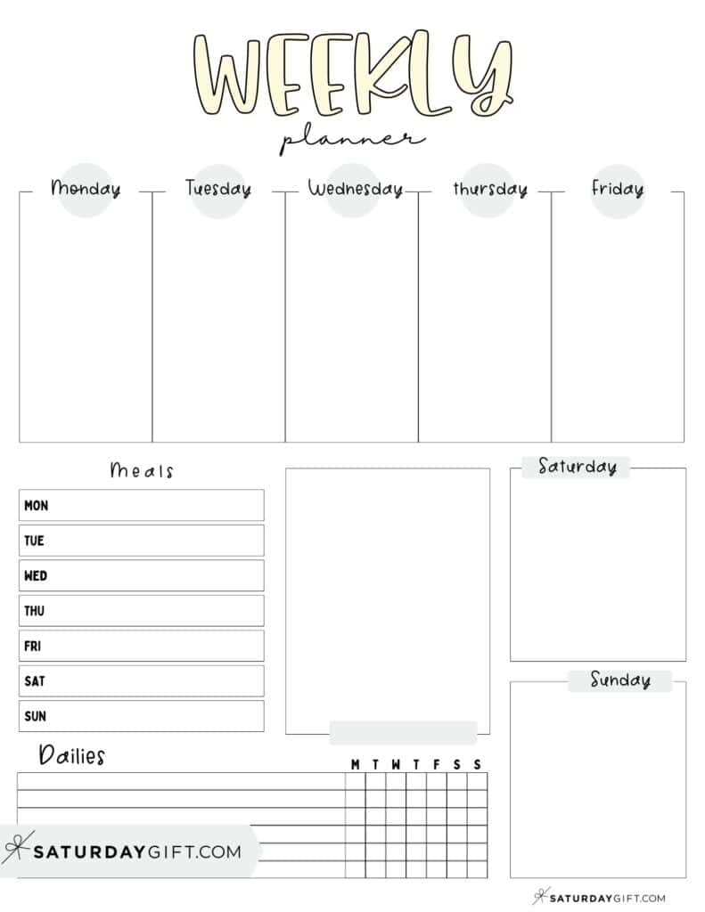 blank hourly calendar template