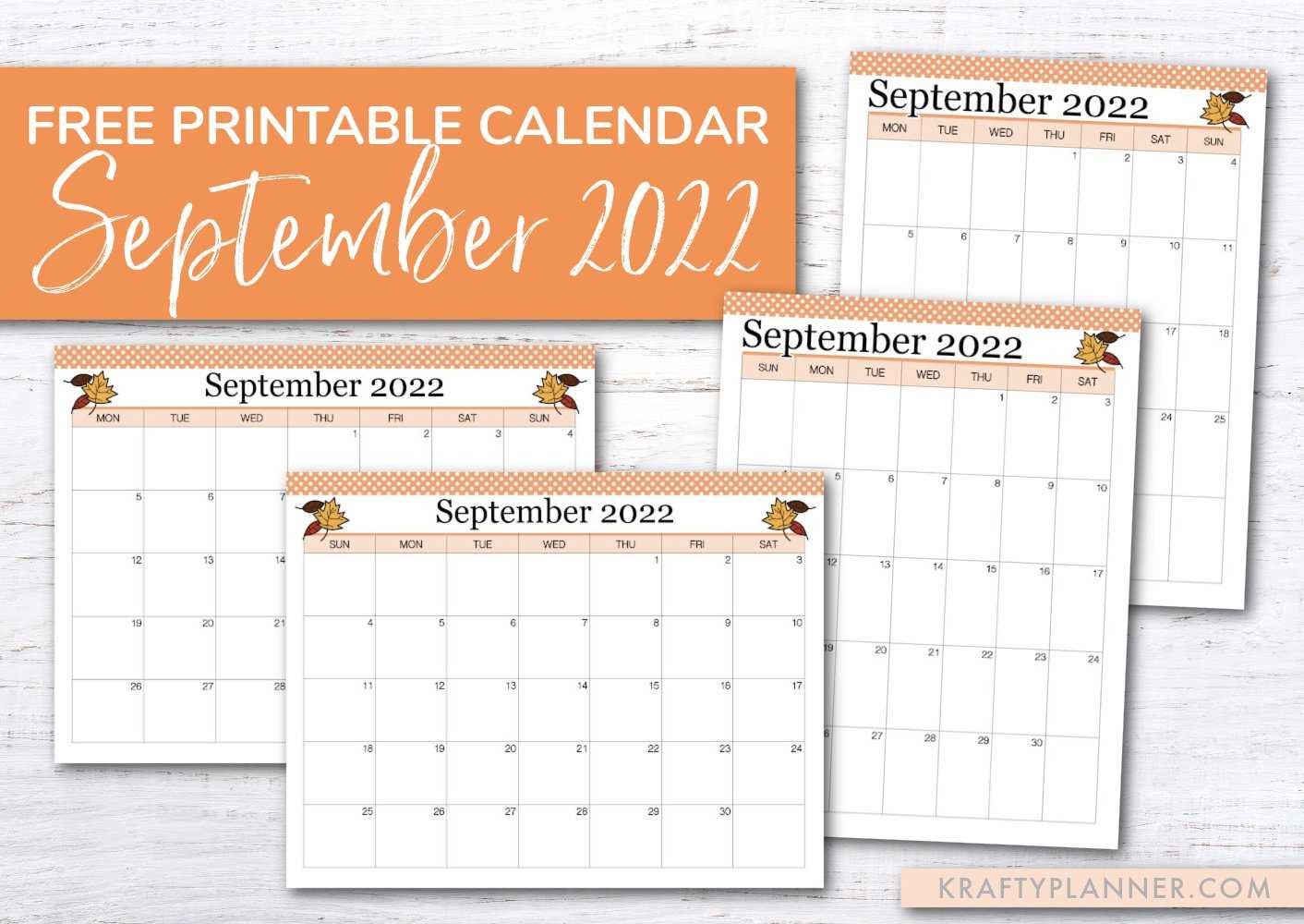 blank september calendar template