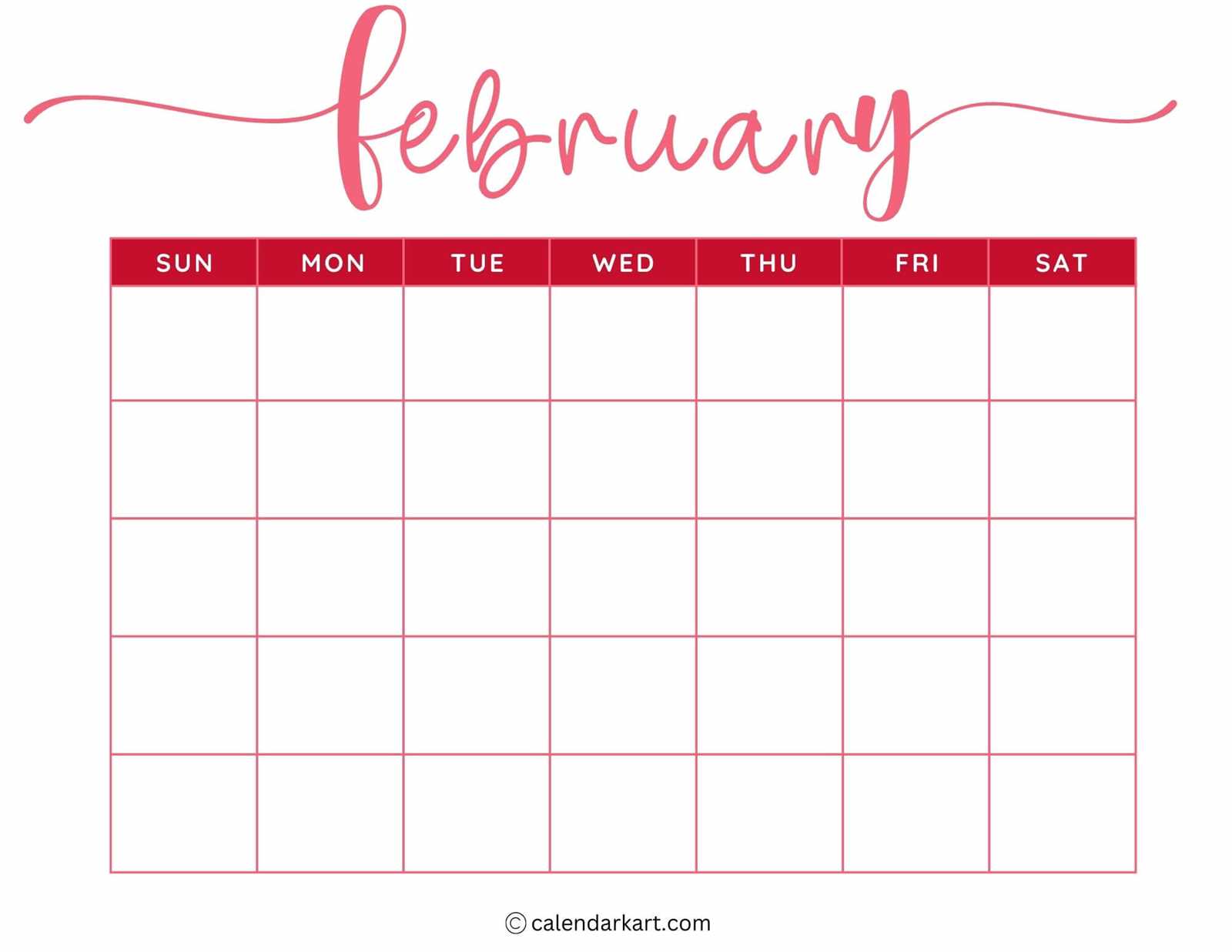 blank vertical calendar template