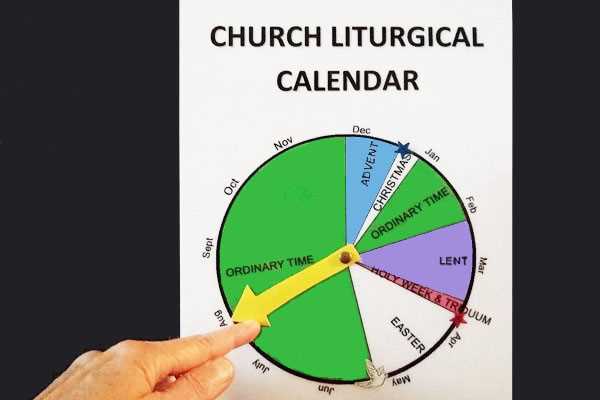 church yearly calendar template