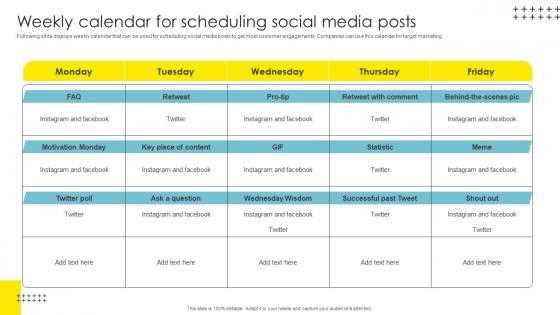 brand calendar template