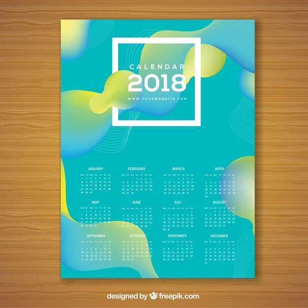 calendar cover design template