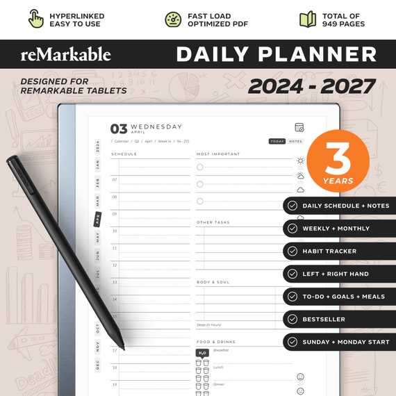 remarkable calendar template 2025 free