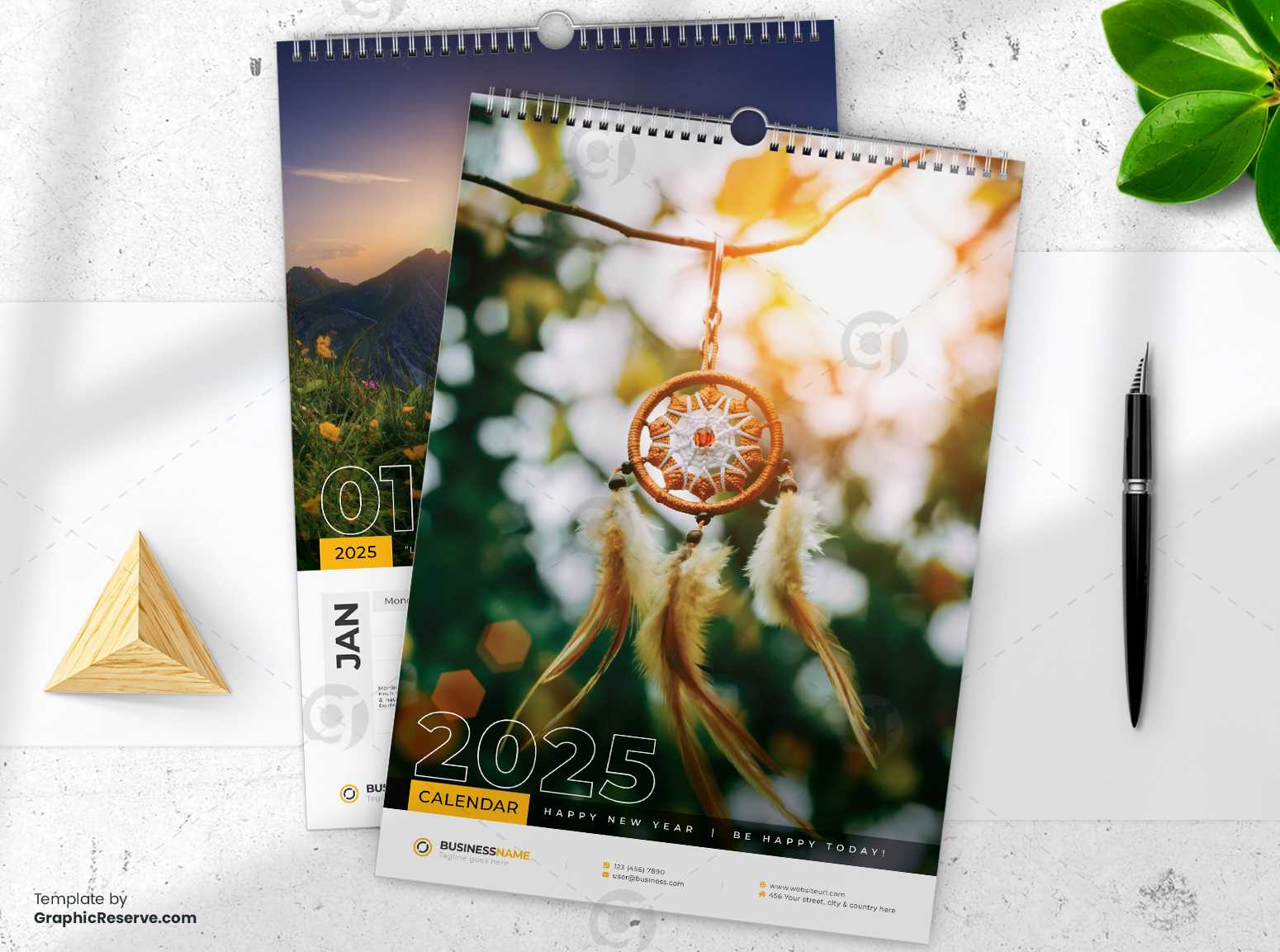 calendar 2025 design template