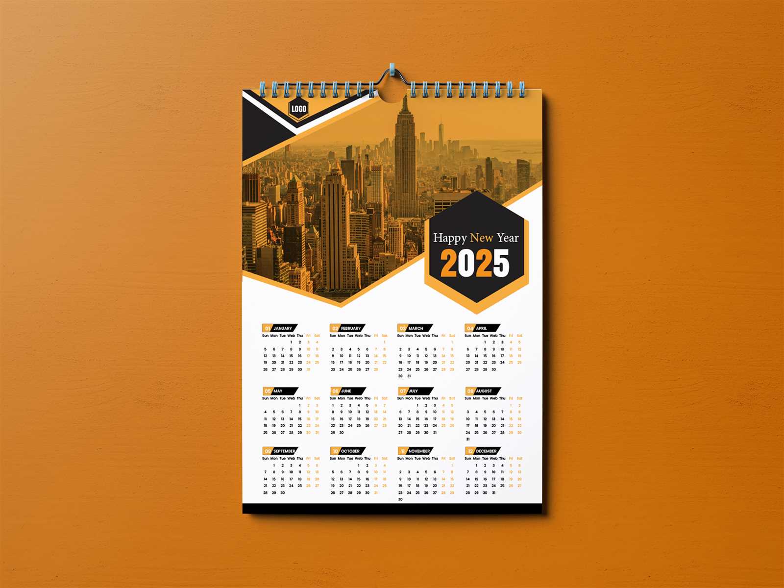 calendar 2025 design template