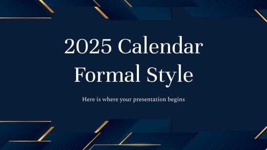 calendar 2025 powerpoint template