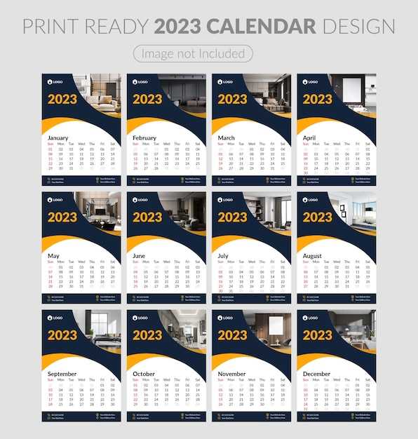 calendar card template