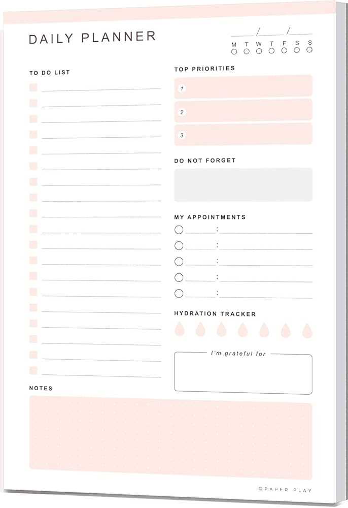 calendar checklist template