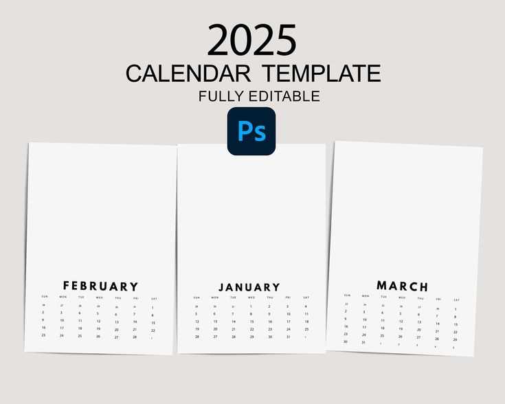 calendar editable template 2025