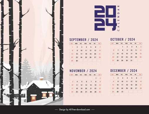 calendar indesign template free