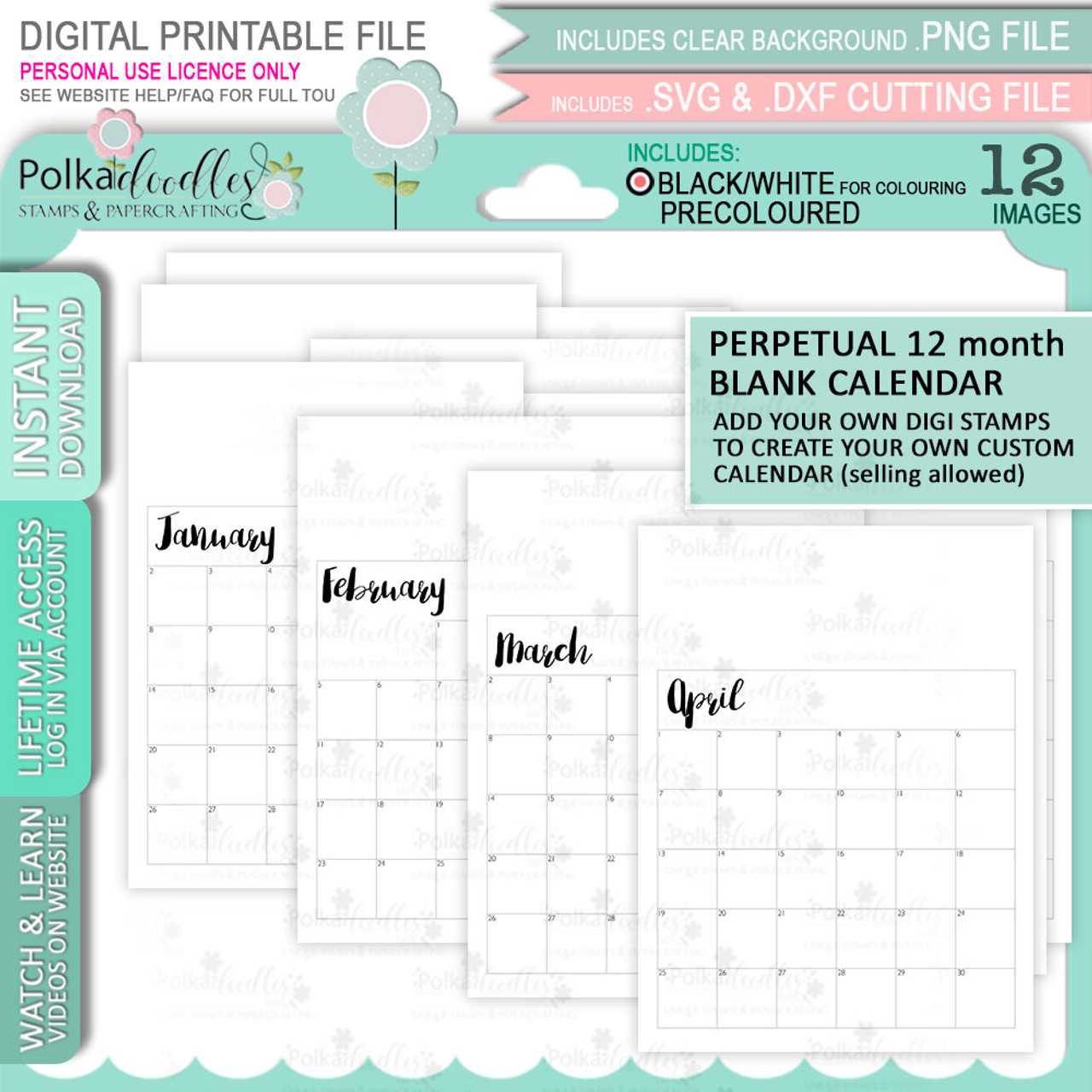 calendar maker template