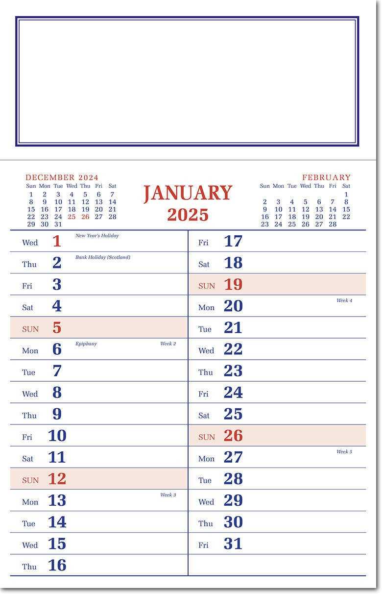 calendar memo template