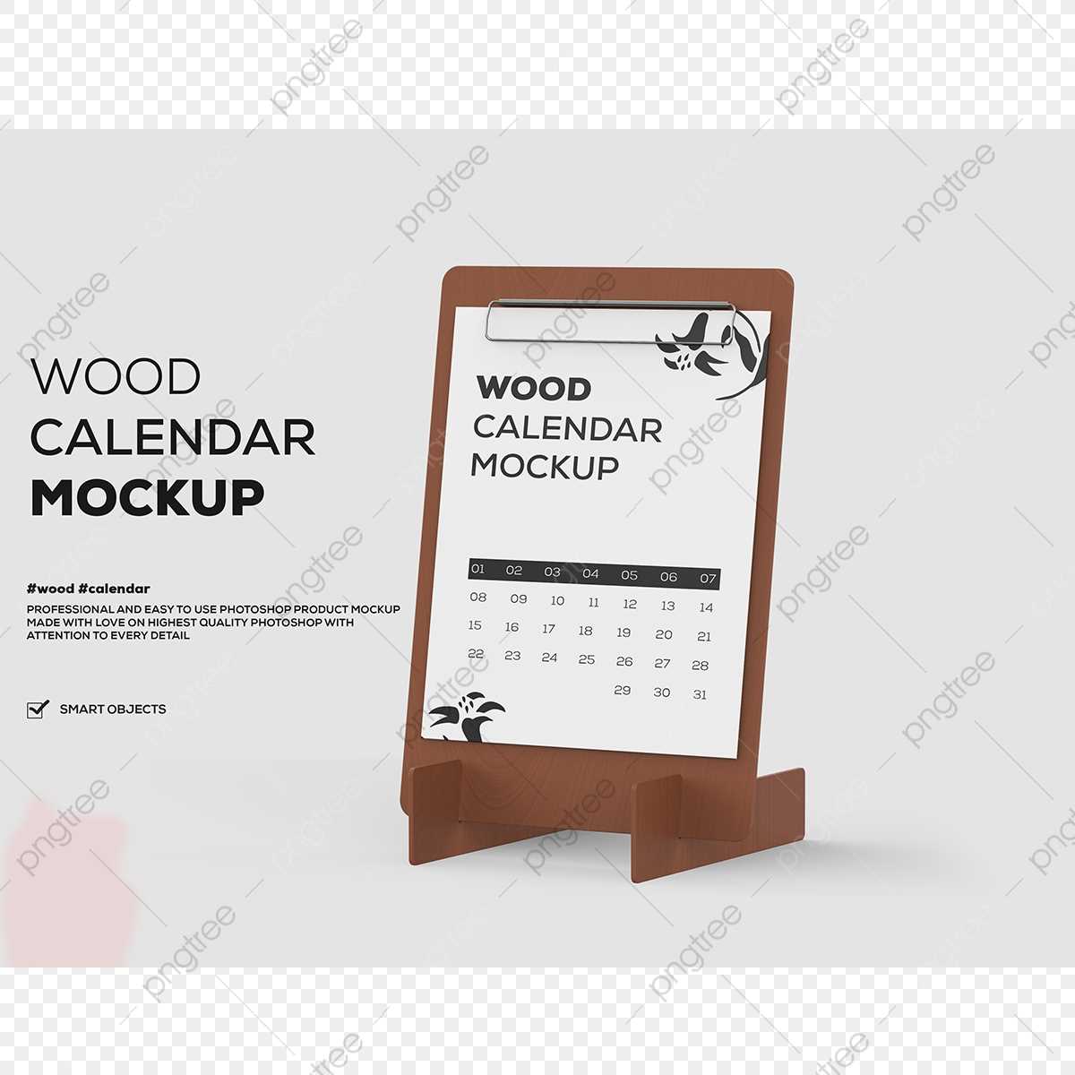 calendar mockup template