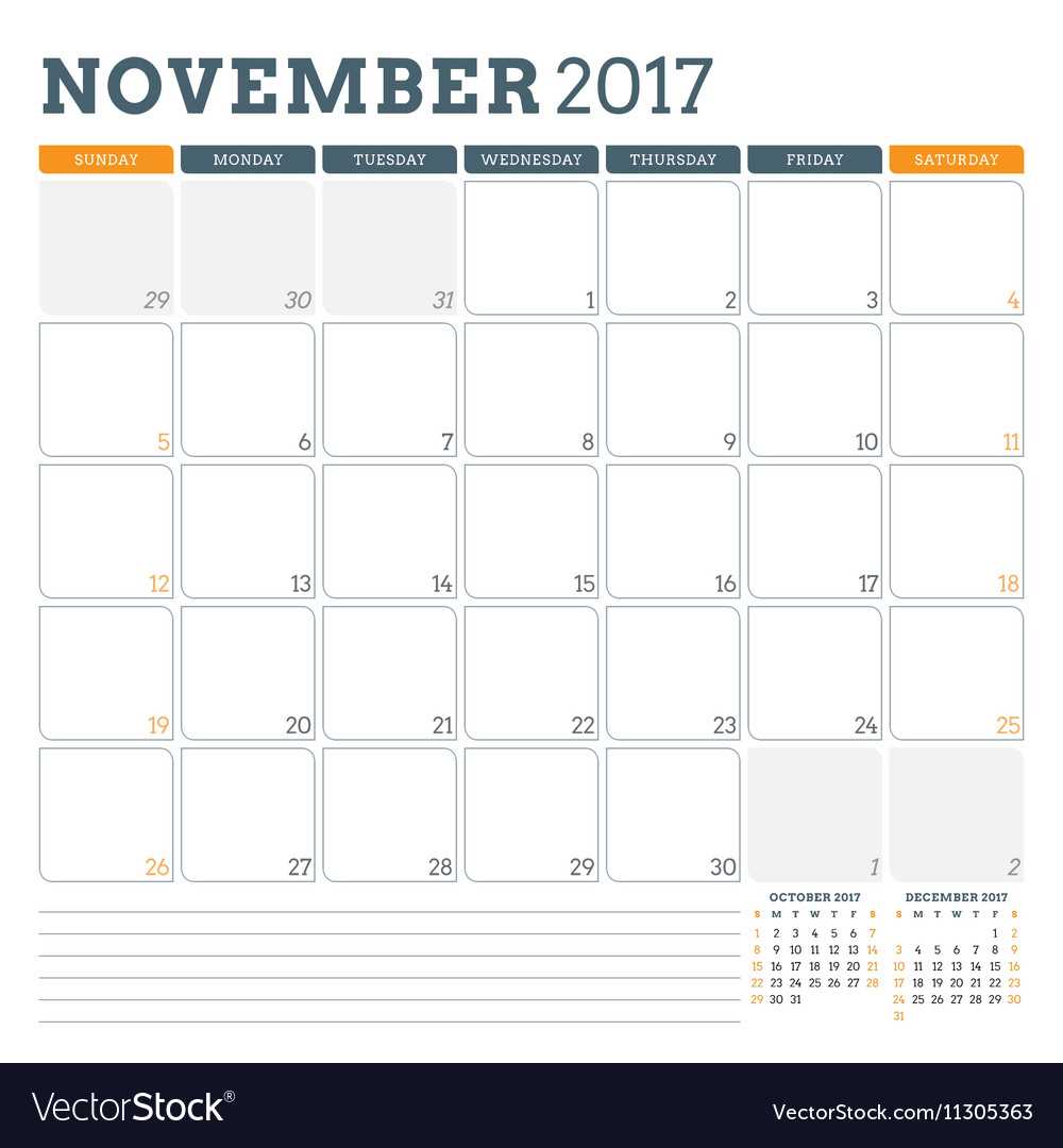 calendar november template