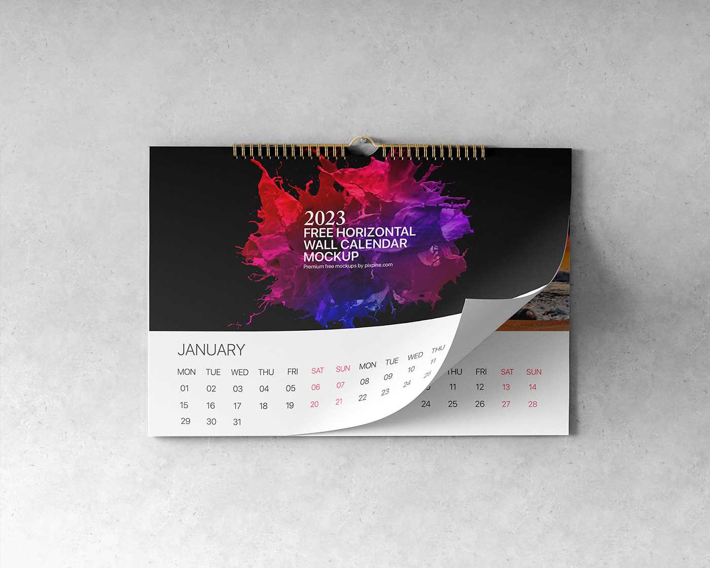 calendar photoshop template