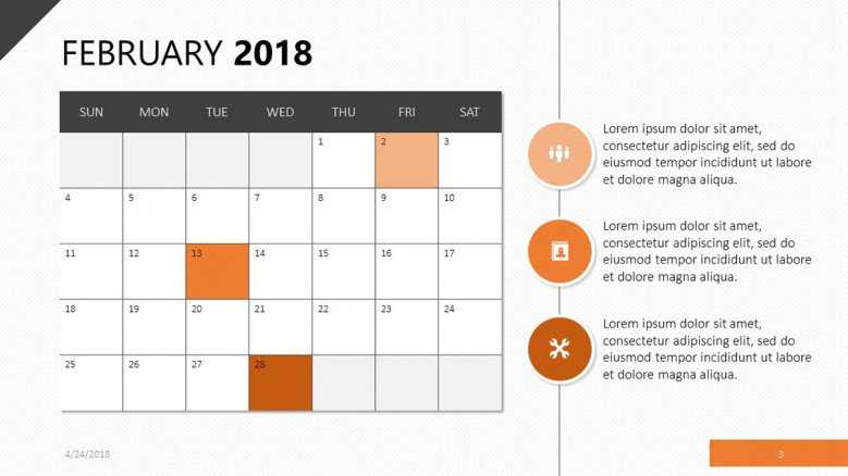 calendar powerpoint template