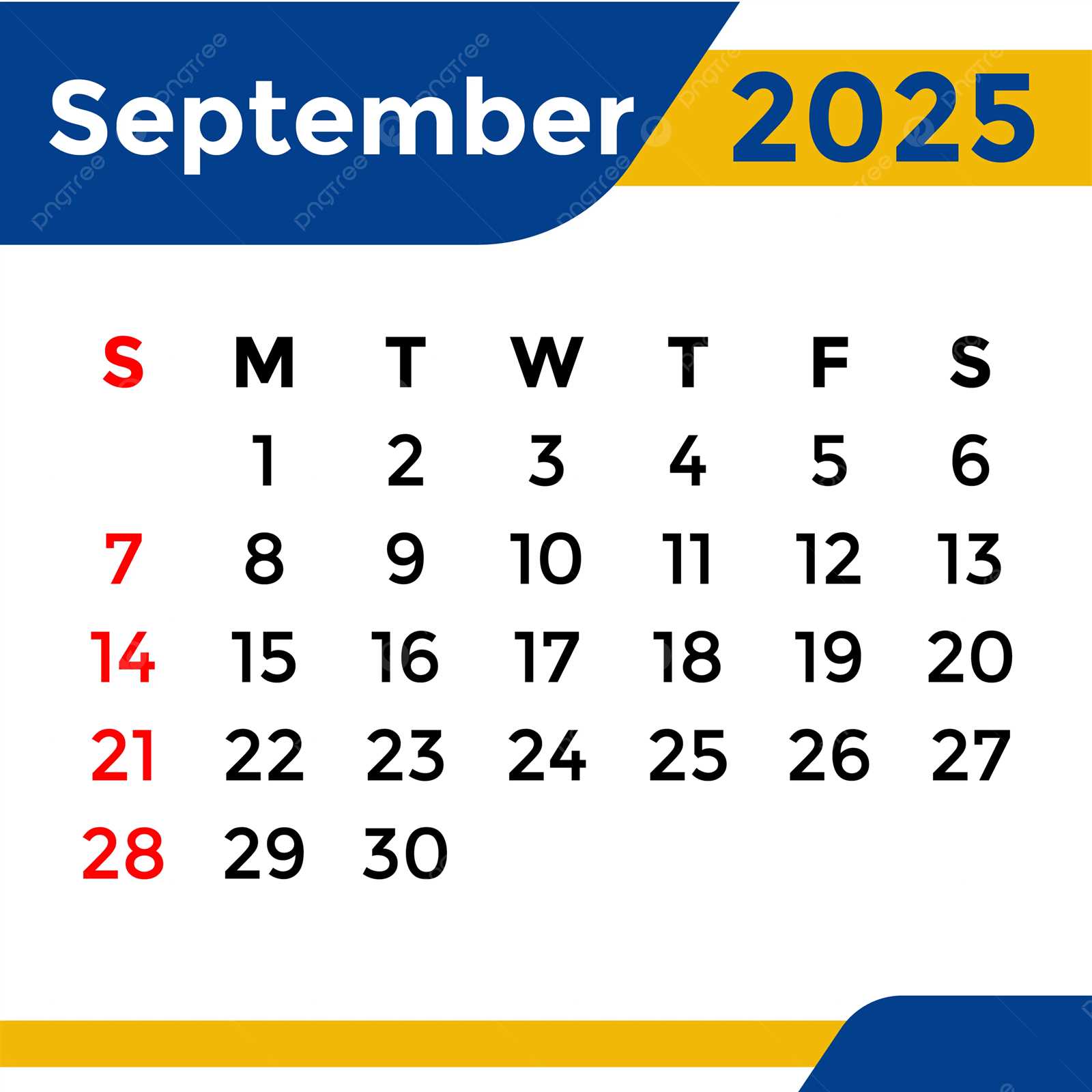 calendar september 2025 template