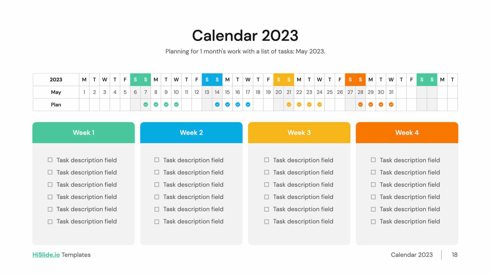 calendar template for powerpoint