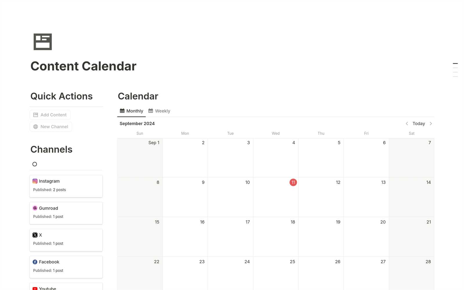 calendar template online