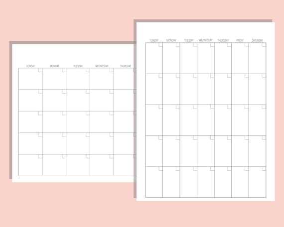 calendar template uk