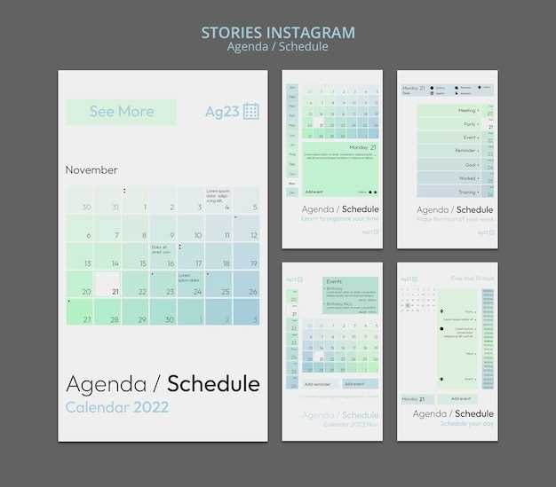 calendar ui template