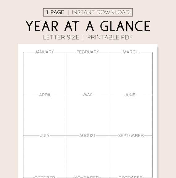 calendar yearly template