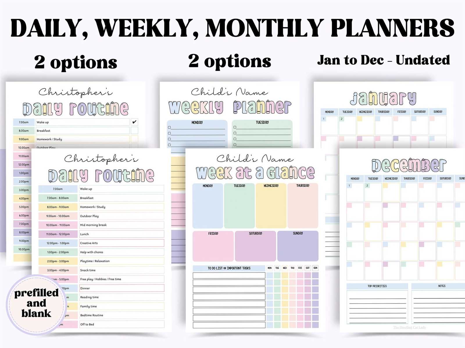 chore calendar template monthly