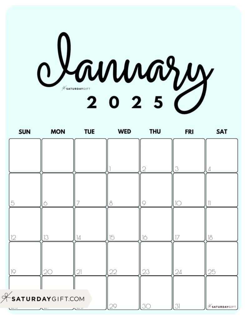 pocket calendar template 2025