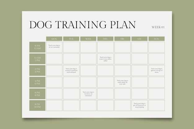 free training calendar template