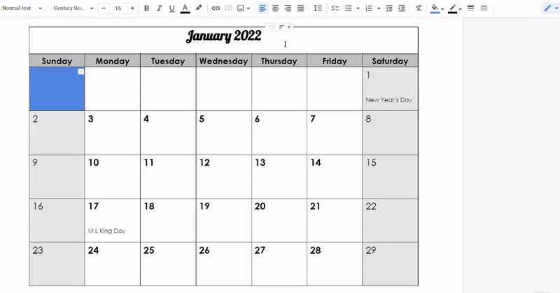 calendar template calendarlabs.com