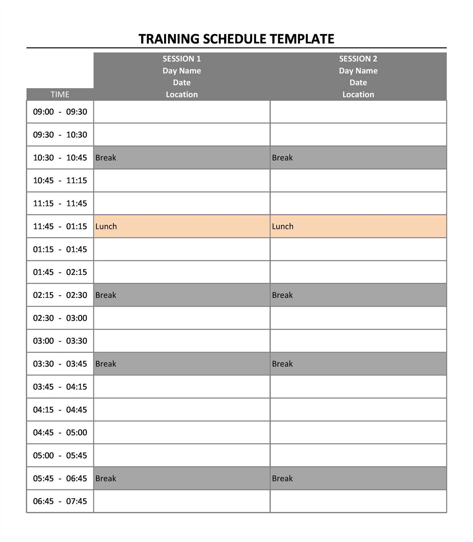 coaching calendar template