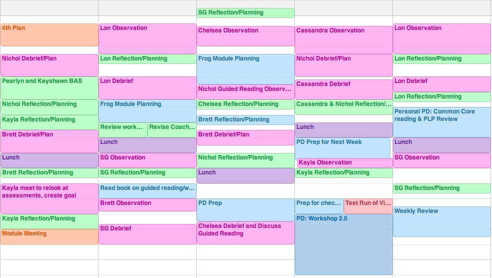 coaching calendar template