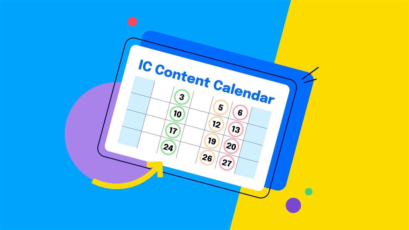 comms calendar template