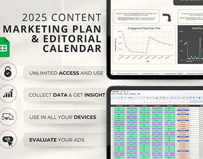 communications calendar template 2025