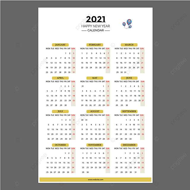 cool calendar template