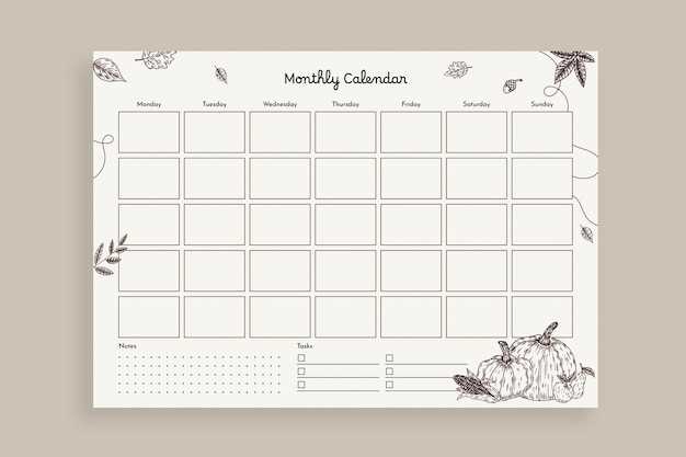 cool calendar template