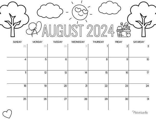 cool calendar template